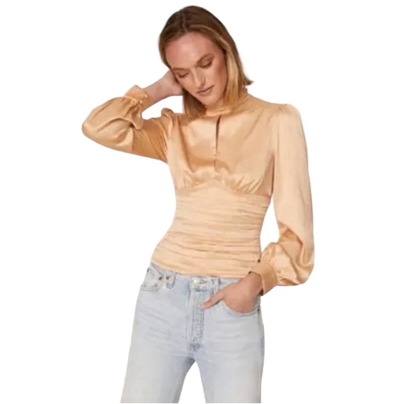 Badgley Mischka Silky Blouse - Picture 1 of 8